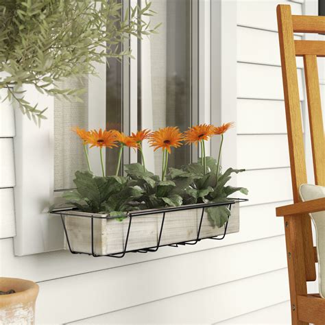 tiana metal black powder coated window box planter|Amazon.com: Metal Window Box.